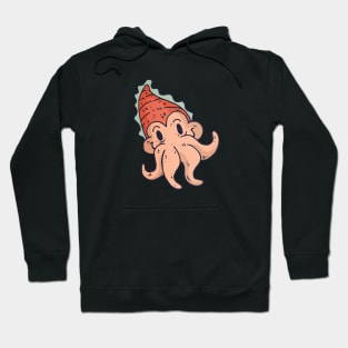 Cute Squid Cartoon Hoodie